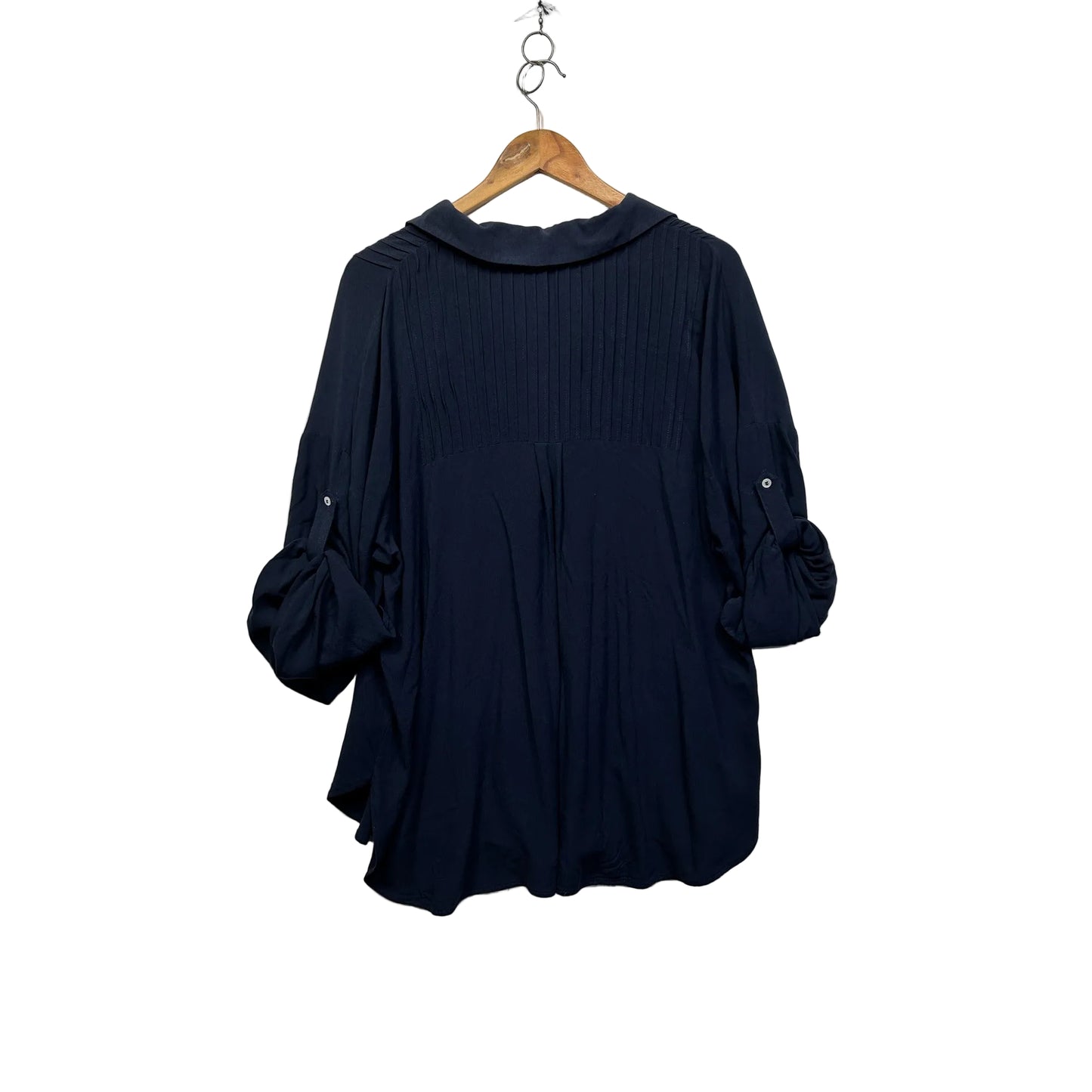 Sussan Navy Shirt - Size 16