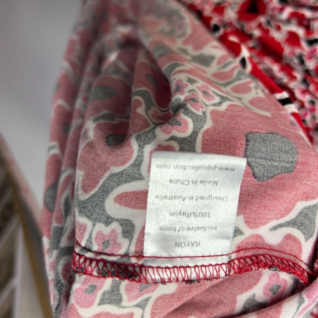 PQ Collection Red Floral Dress - Size L