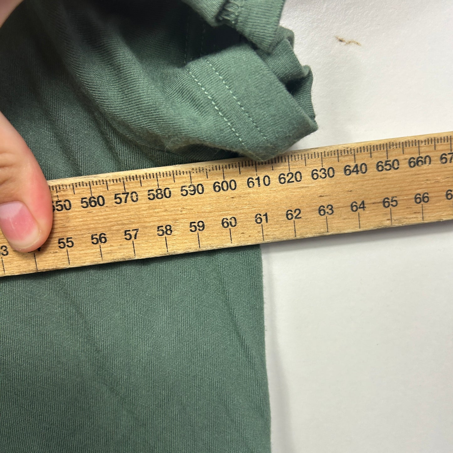 Peach Green Smock Top - Size 18/20