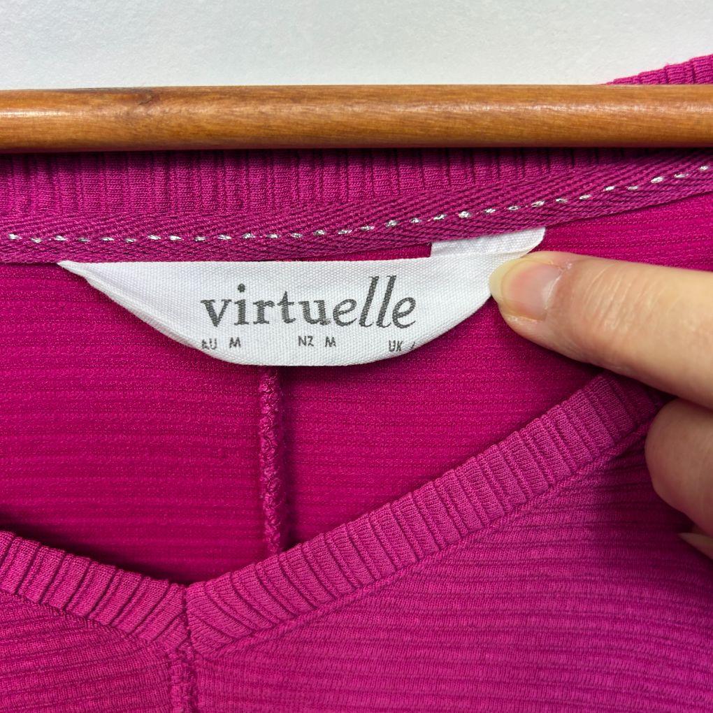 Virtuelle Magenta Casual Top - Size 18/M