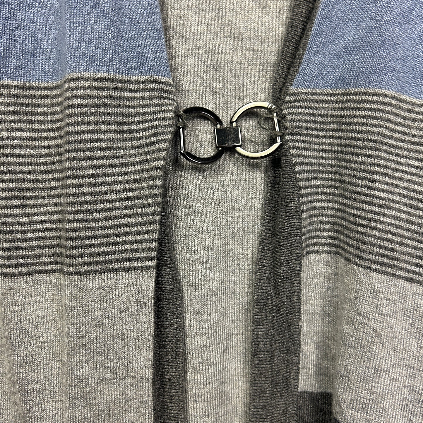 Millers Grey Stripe Cardigan Set - Size XXL