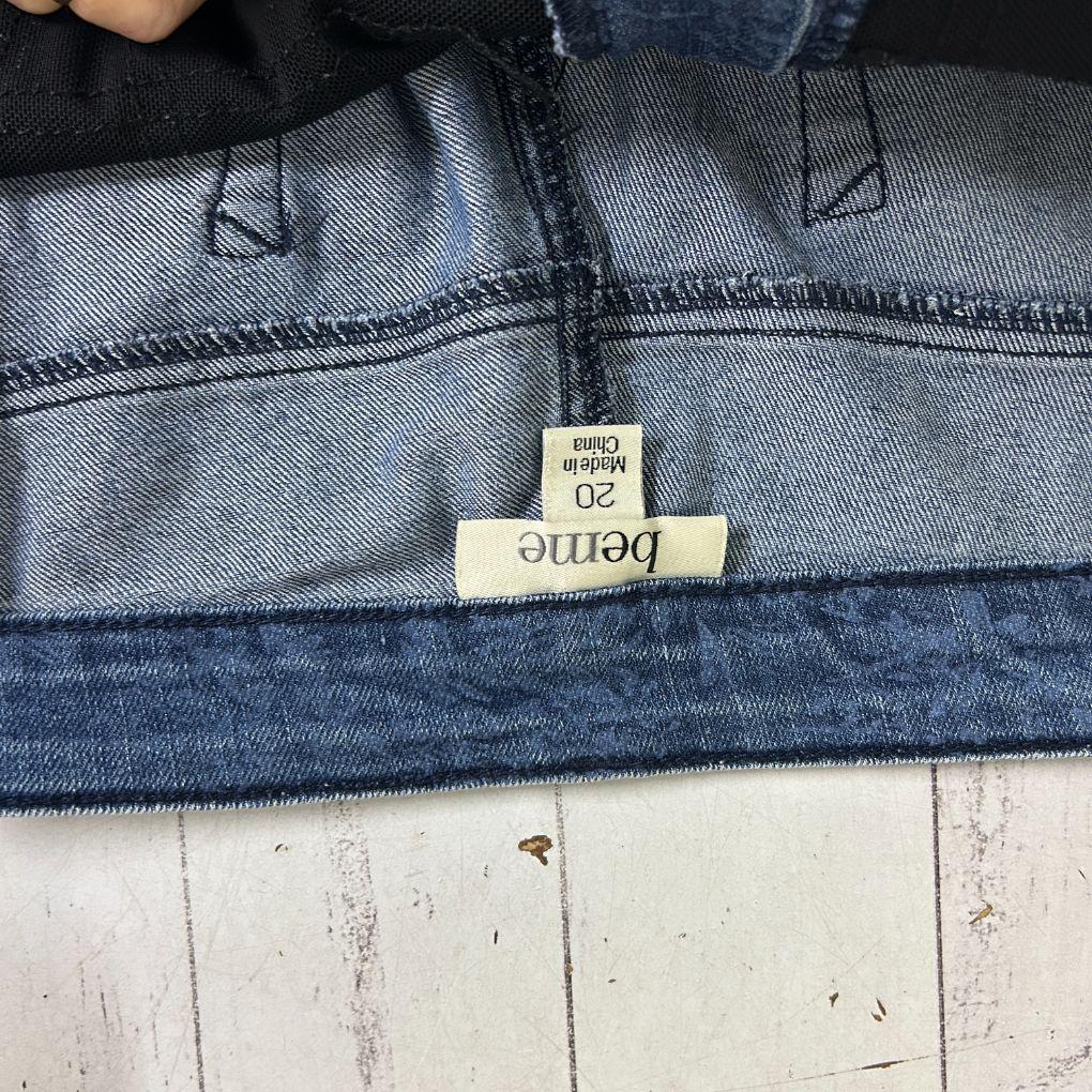 Beme Blue Denim Cropped Pants - Size 20