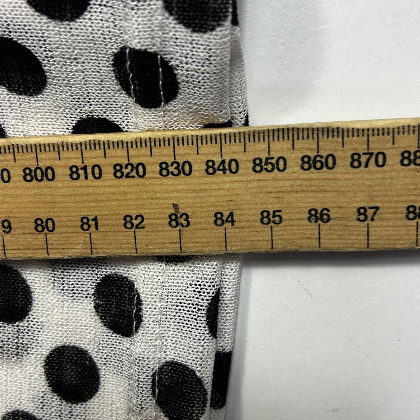 White Polka Dot Sheer Tunic Top - Size 16/18?