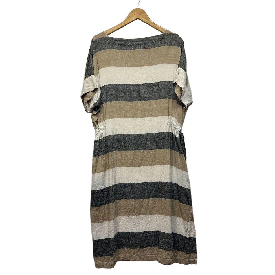 Imagine Striped Linen Dress - Size M/L