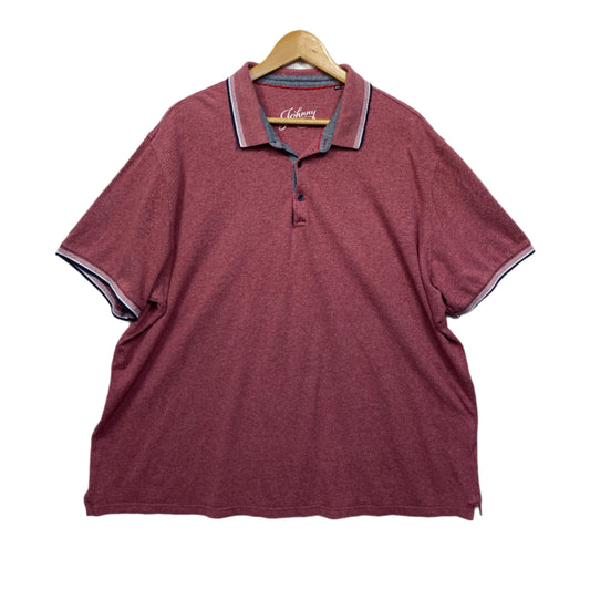 Johnny Bigg Polo Shirt Mens 4XL Maroon Short Sleeve