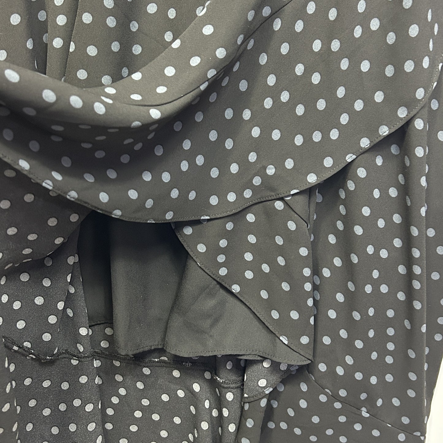 City Chic Black Polka Dot Dress - Size 24/XXL