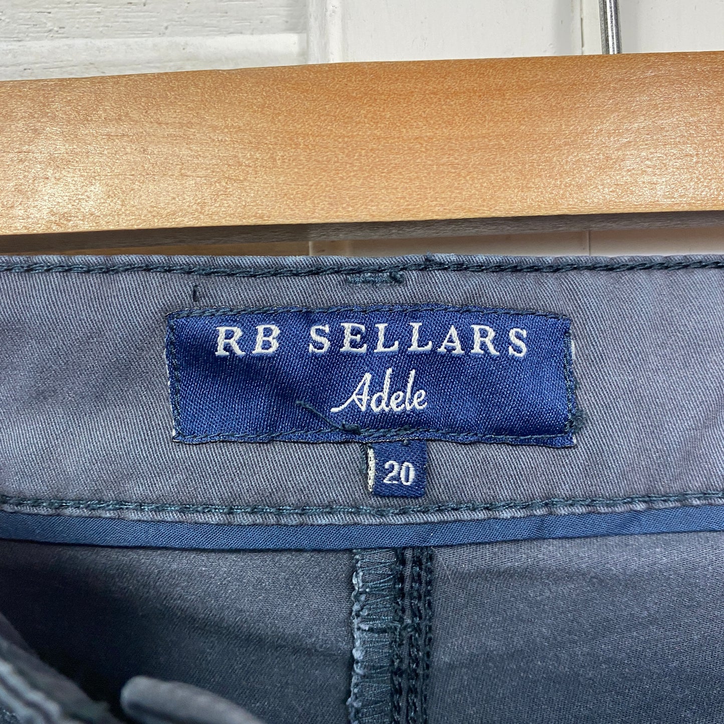 RB Sellars Shorts Size 20 Plus Pockets Blue Navy Workwear Casual Western