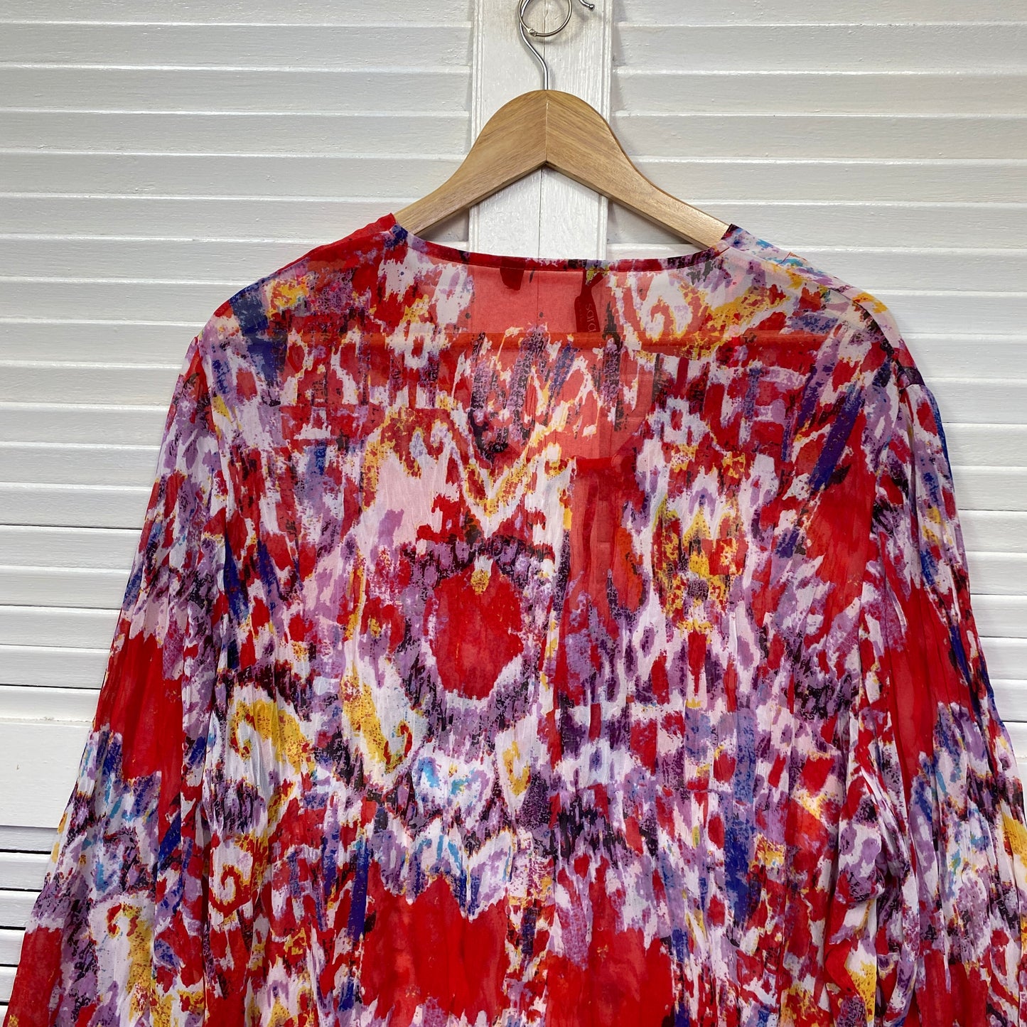 Sara Top Size 22 Multicoloured Long Sleeve