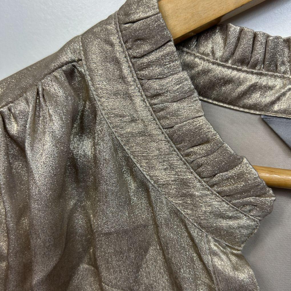 Suzanne Grae Gold Top - Size 14