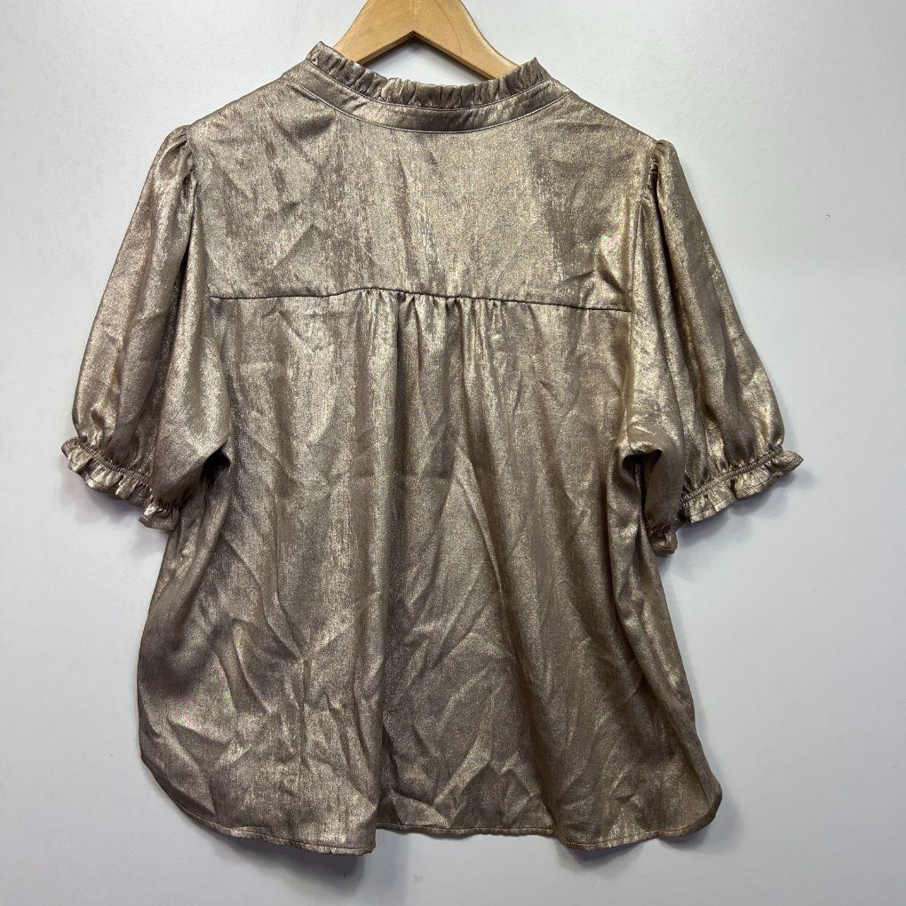 Suzanne Grae Gold Top - Size 14