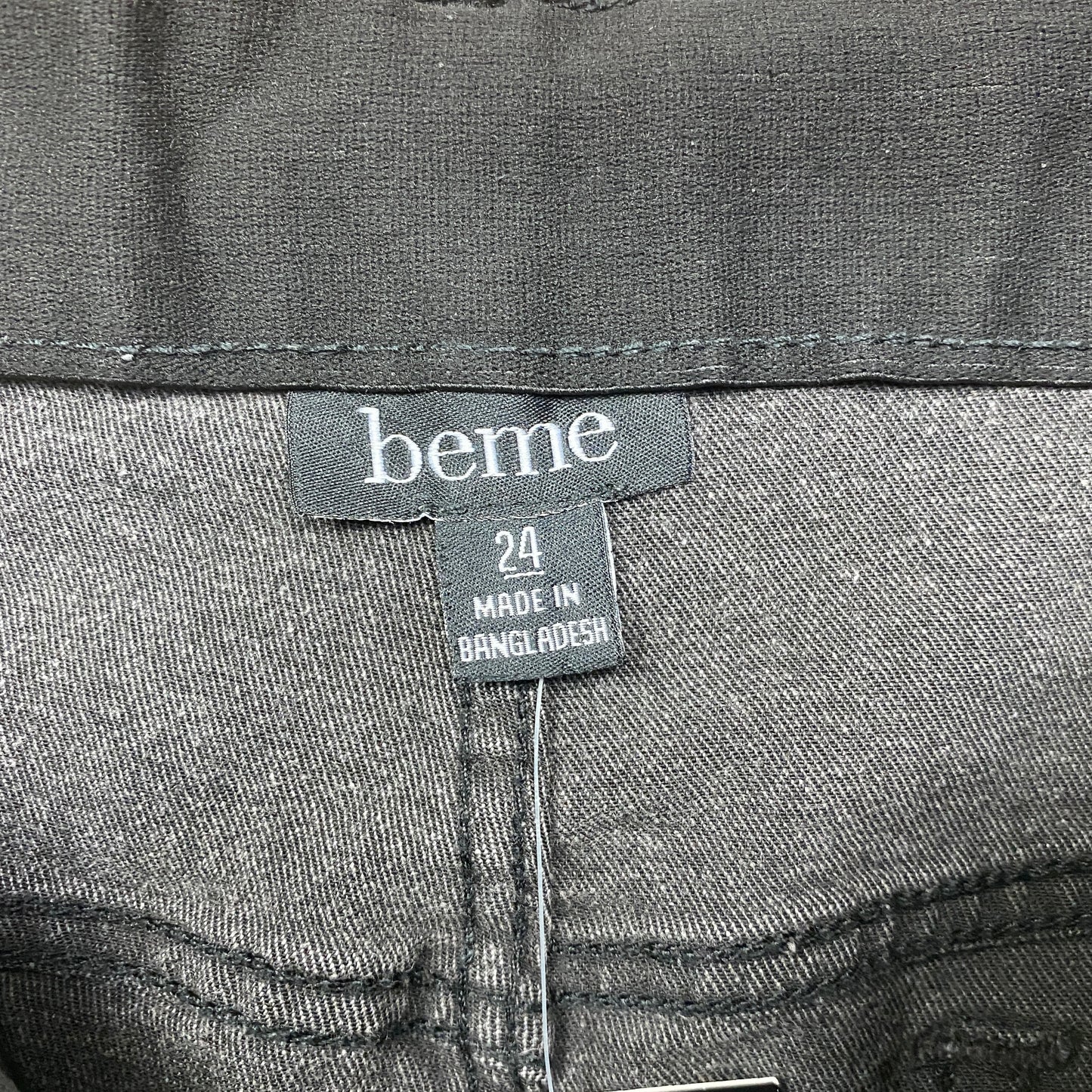 Beme Skinny Jeans Size 24 Grey Button Fly New