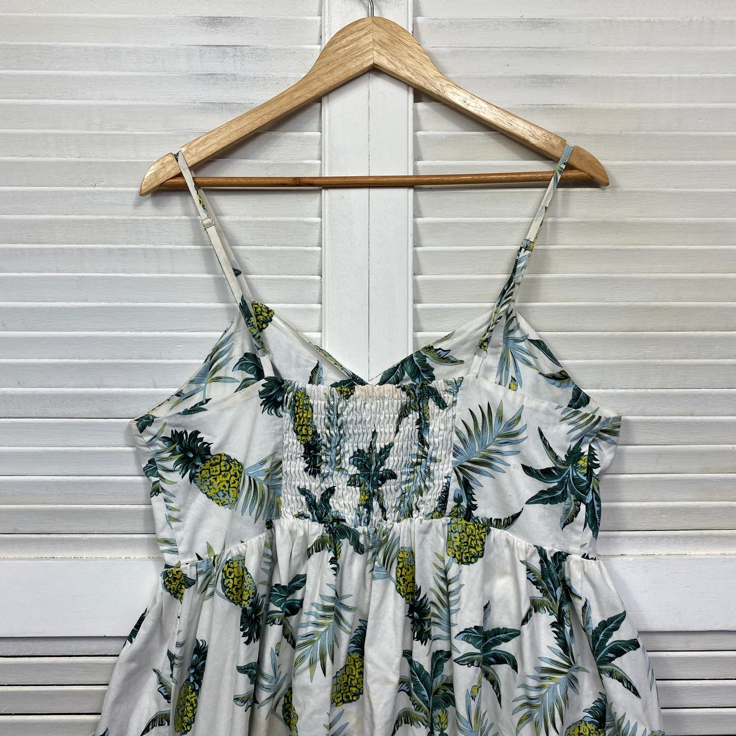 Caroline Morgan Dress Size 16 Sleeveless Pineapples Floral