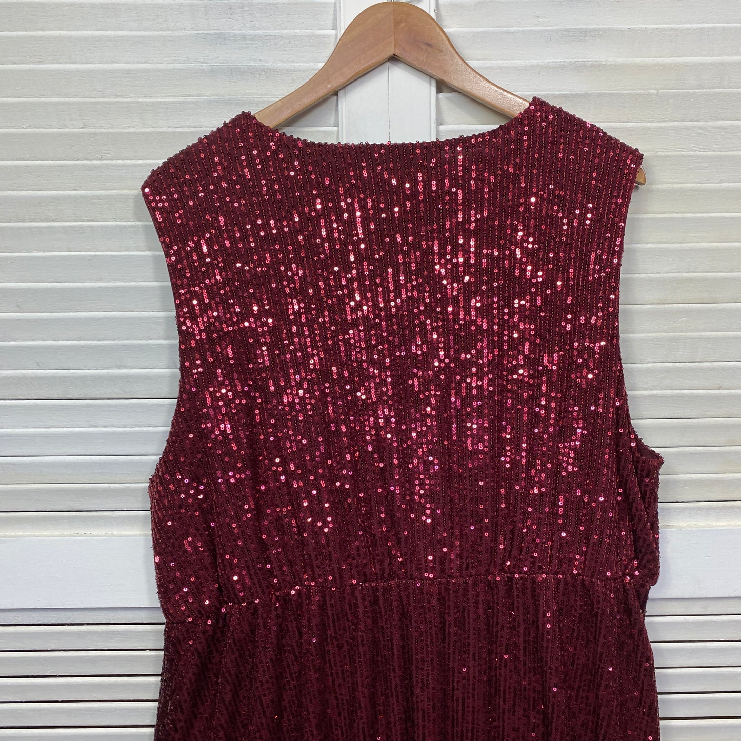 Mama Clothing Cocktail Dress Size 18 Red Sequins Cocktail Breastfeeding Friendly