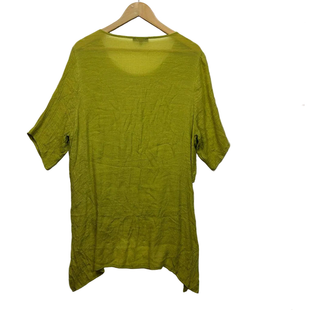 Caroline Morgan Lime Green Top - Size 20