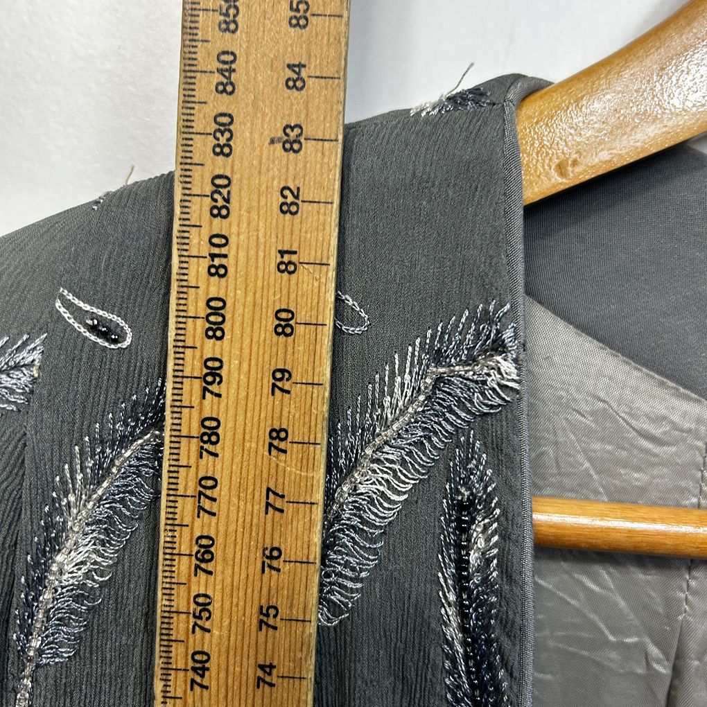 Handmade Grey Two Piece Cocktail Set - Size 20