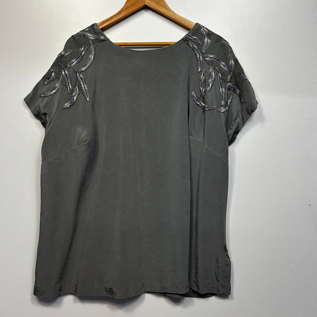 Handmade Grey Two Piece Cocktail Set - Size 20