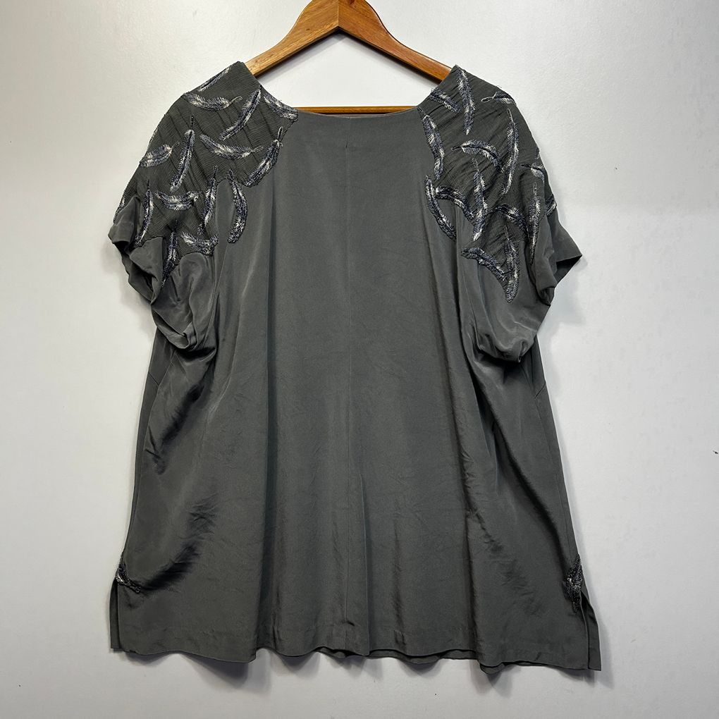 Handmade Grey Two Piece Cocktail Set - Size 20