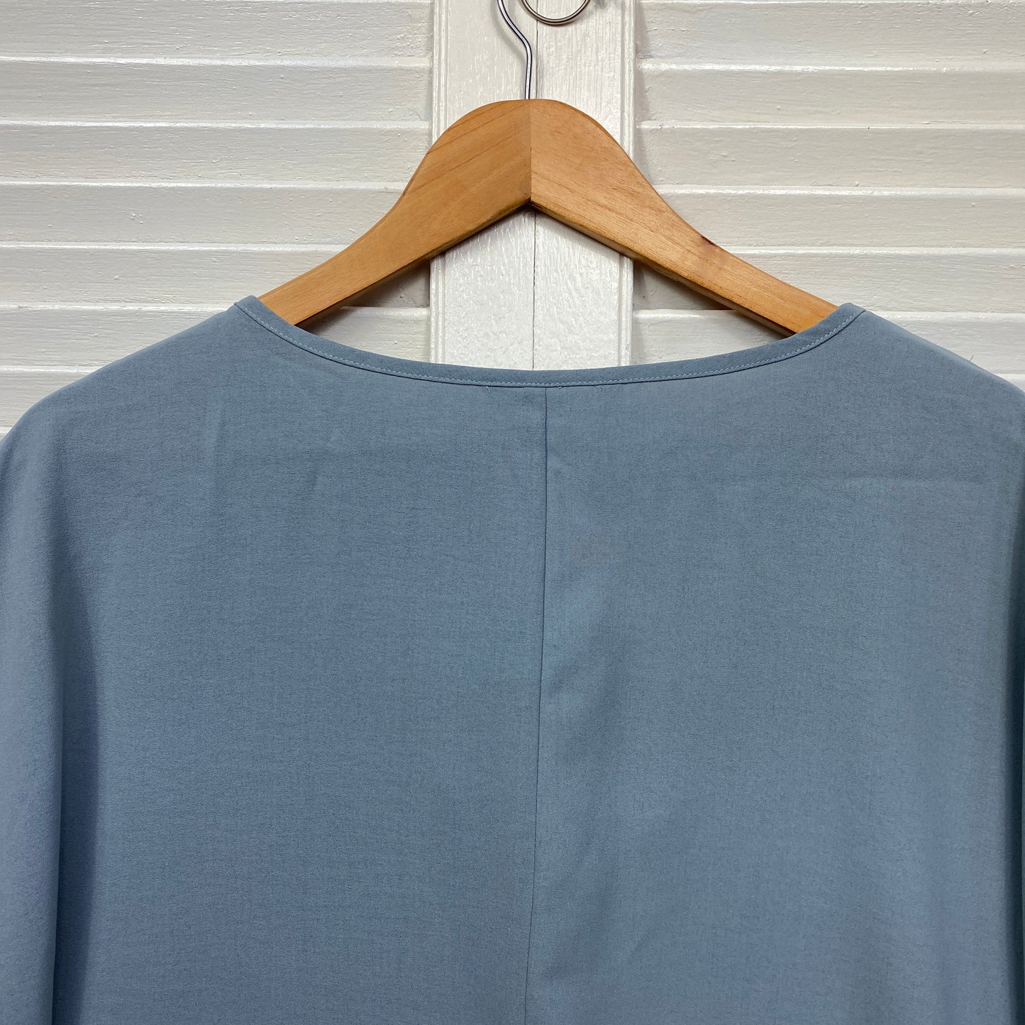 Shein Top Size 4XL 18 20 Blue Short Sleeve