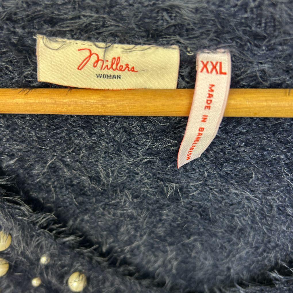 Millers Navy Pearl Jumper - Size XXL