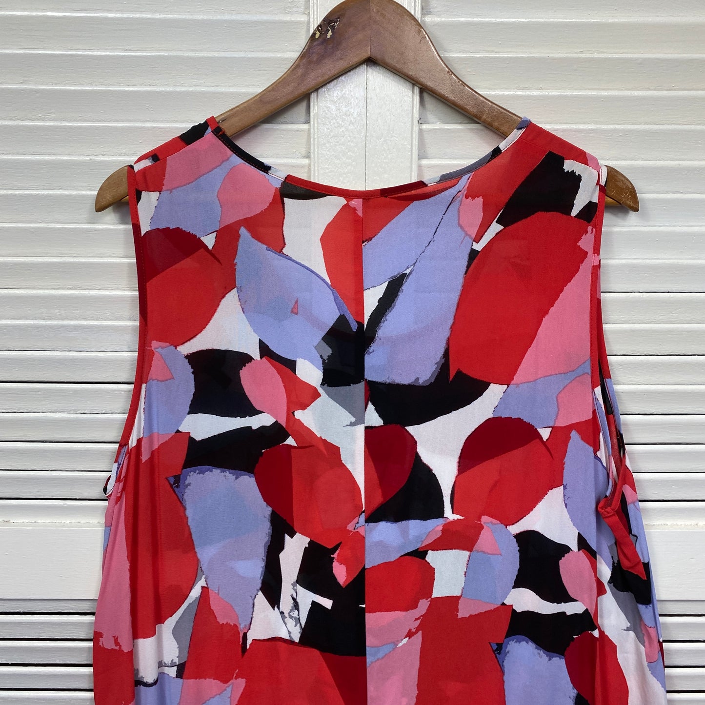 Taking Shape Dress Size 18 20 Sleeveless Multicoloured Midi Length