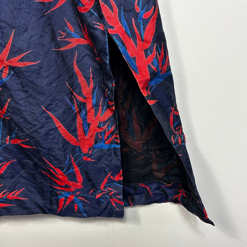 Handmade Navy Print Two Piece Occasional Set - Size 22-24