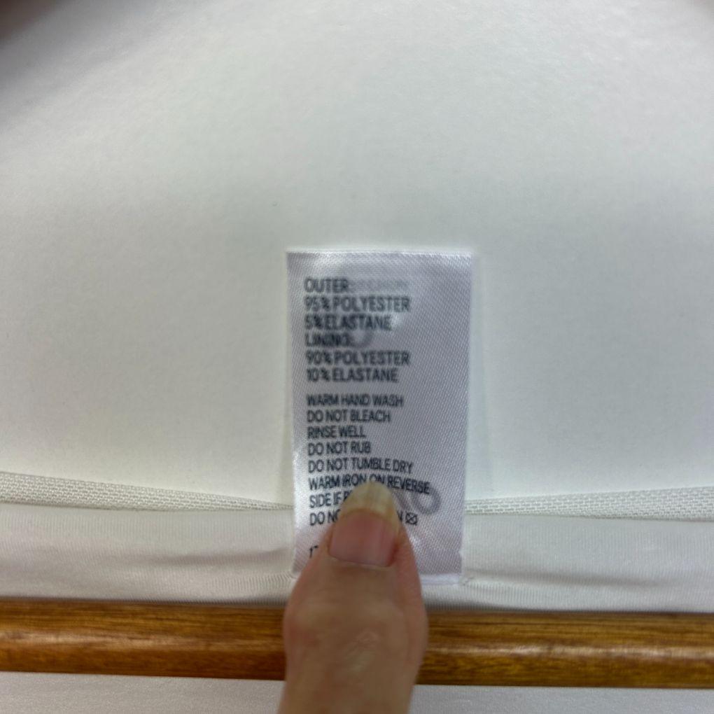 Anko White Sequin Top - Size 20