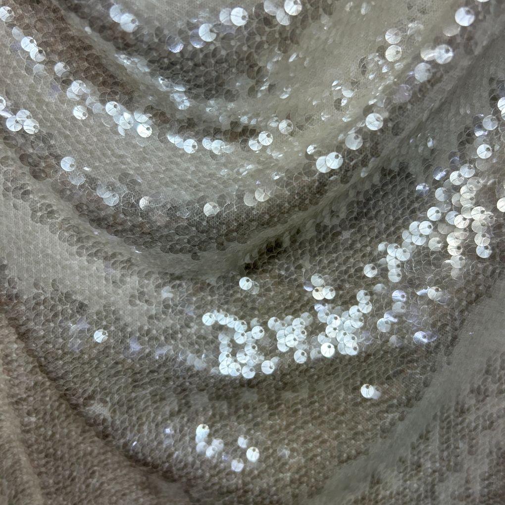 Anko White Sequin Top - Size 20
