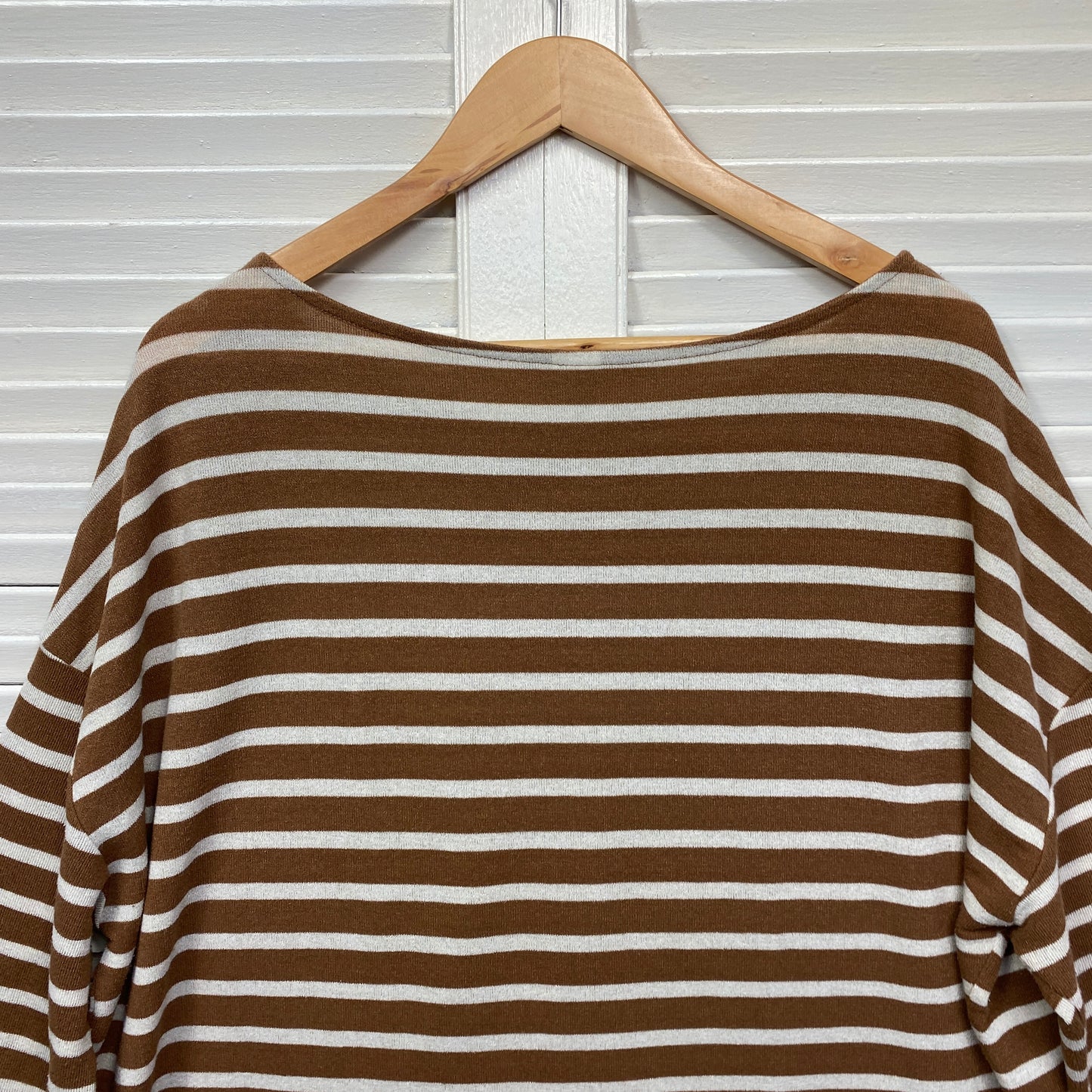 Anko Knit Top Size 22 Long Sleeve Striped