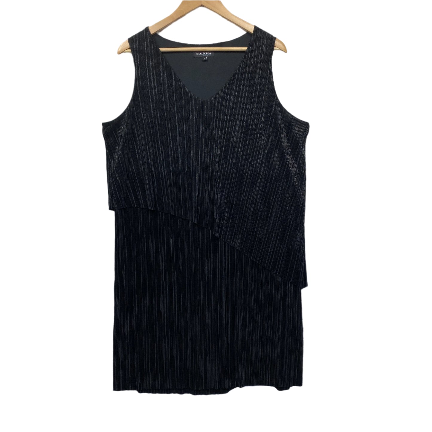 Debenhams Dress Size 16 Black Sleeveless Evening Cocktail