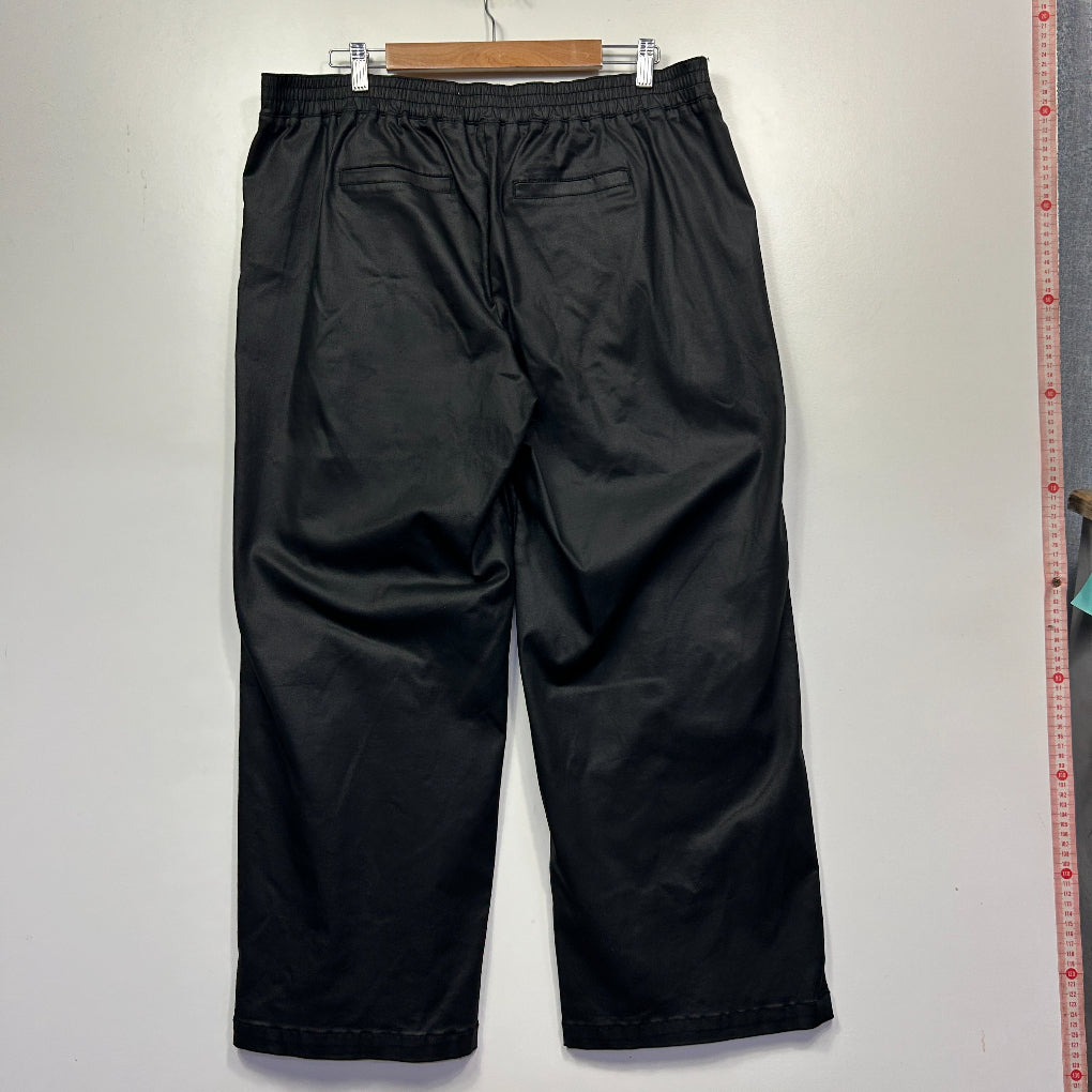 Virtuelle Black Wide Leg Pants - Size 16