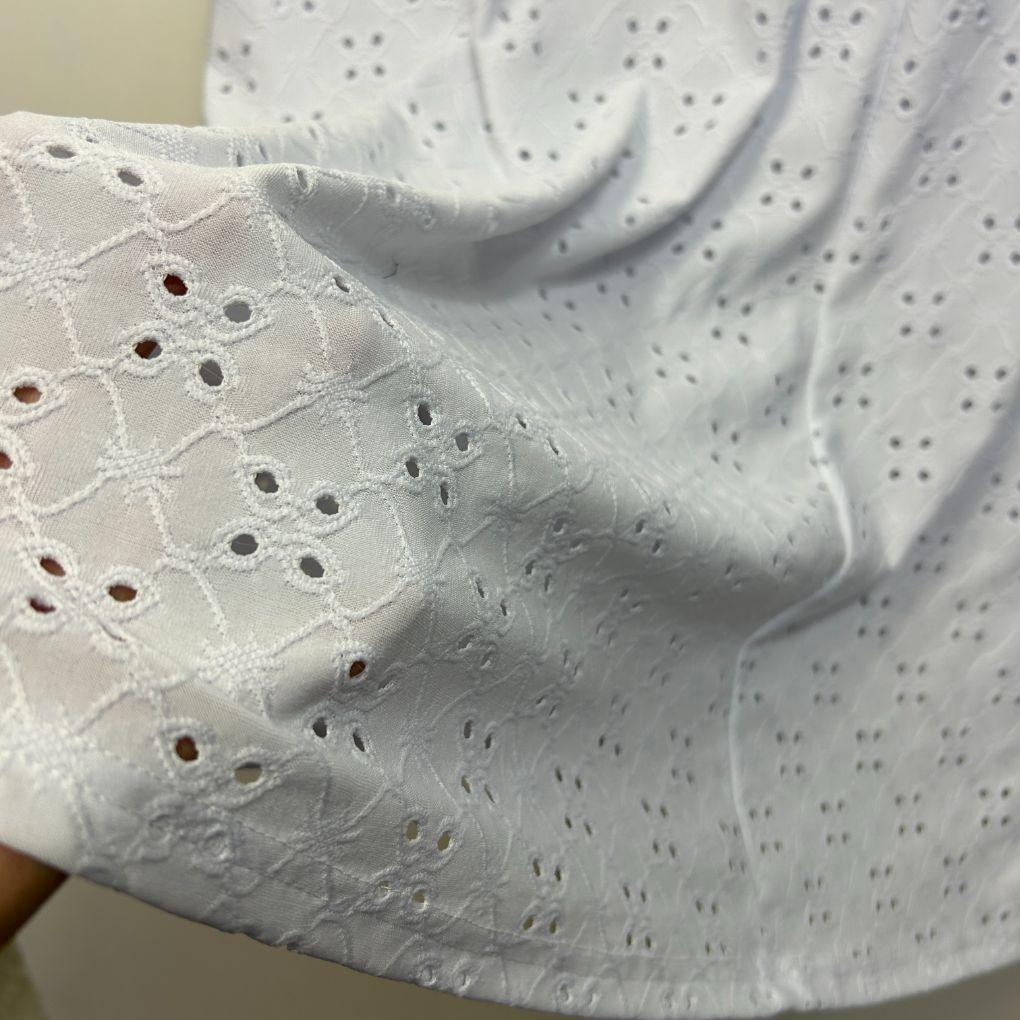 Millers White Broderie Dress - Size 16