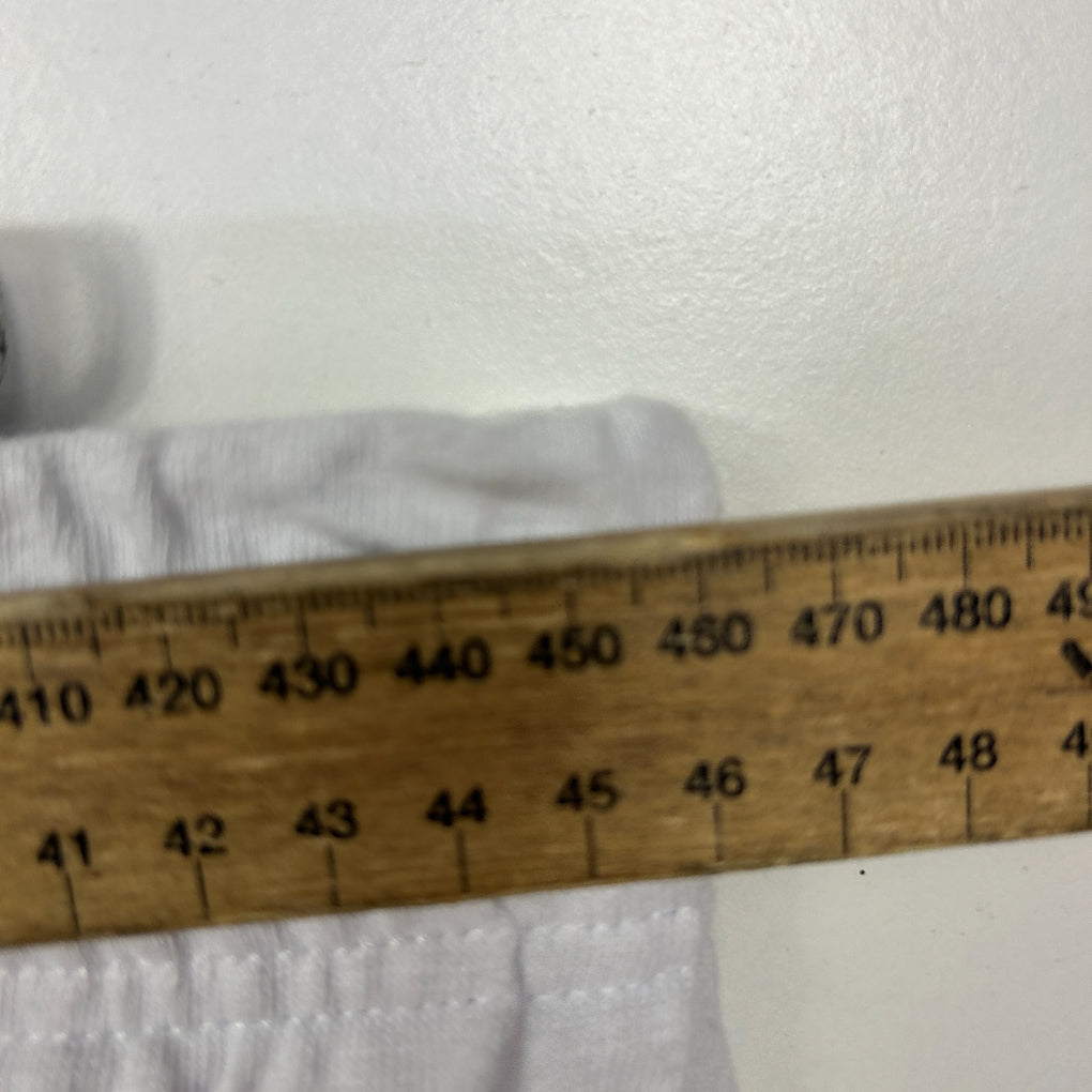 Elm Lifestyle White Cropped Jogger Pants - Size 14