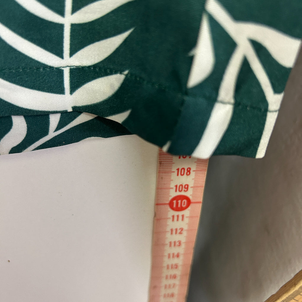 Green Floral Wide Leg Pants - Size 3XL