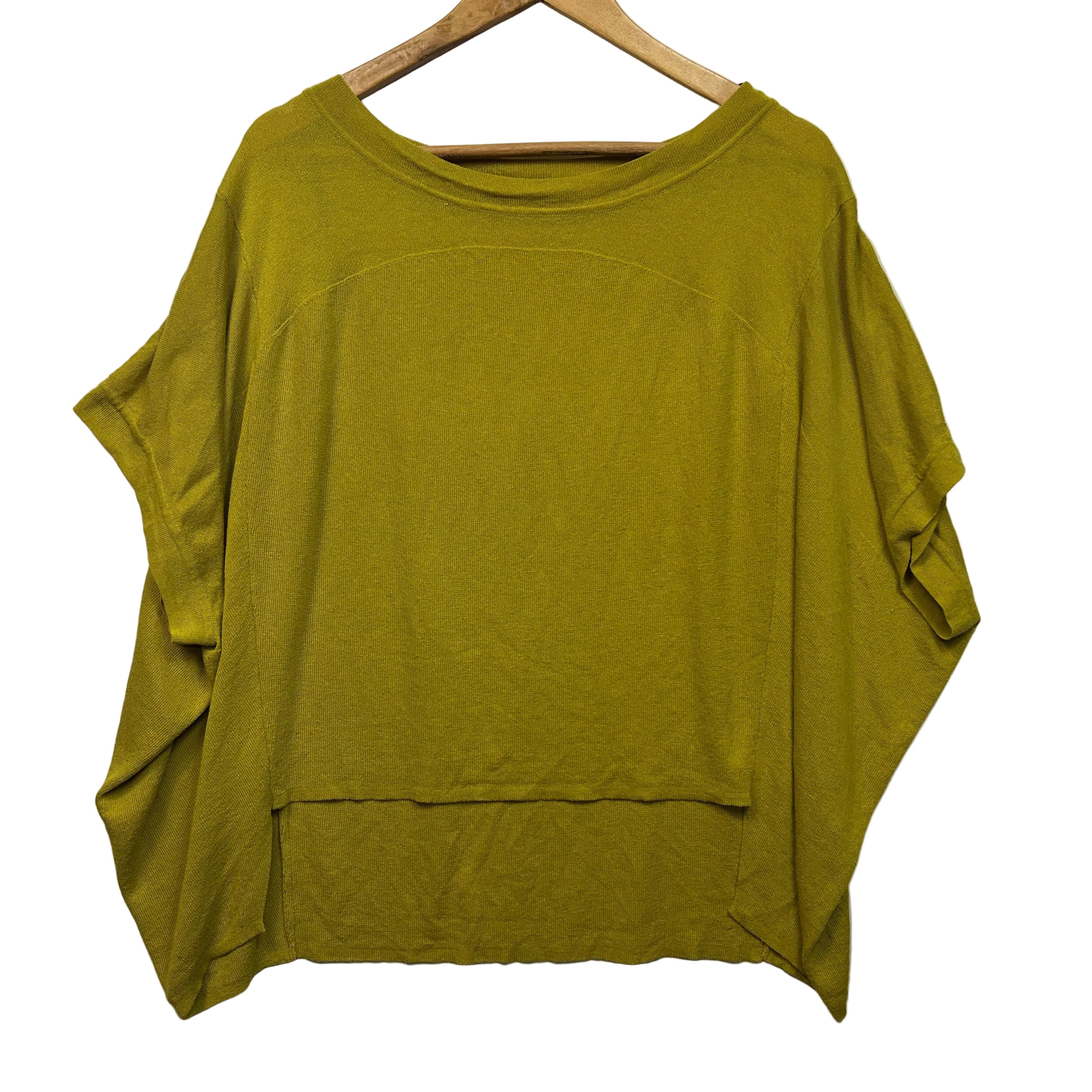 Fate + Becker Chartreuse Knit Top - Size 16