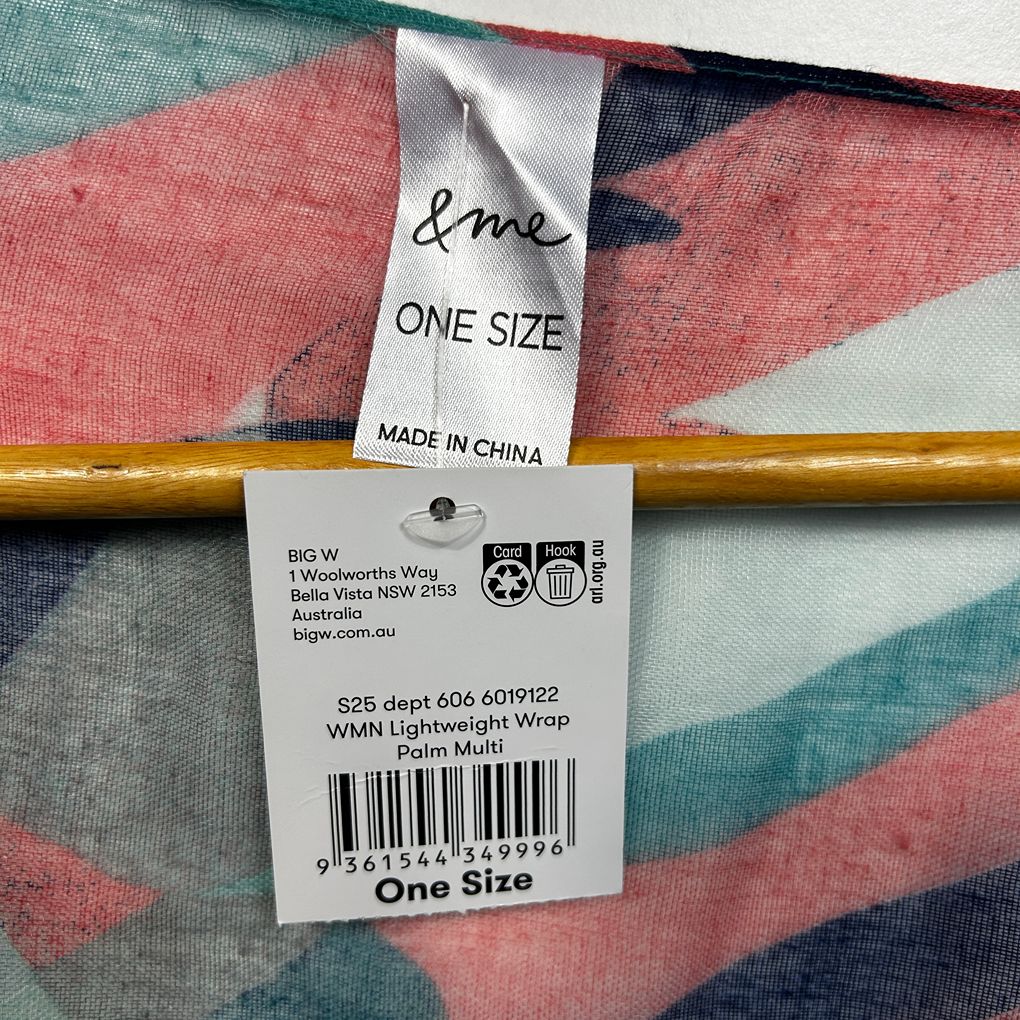 & me Multicoloured Wrap - One Size