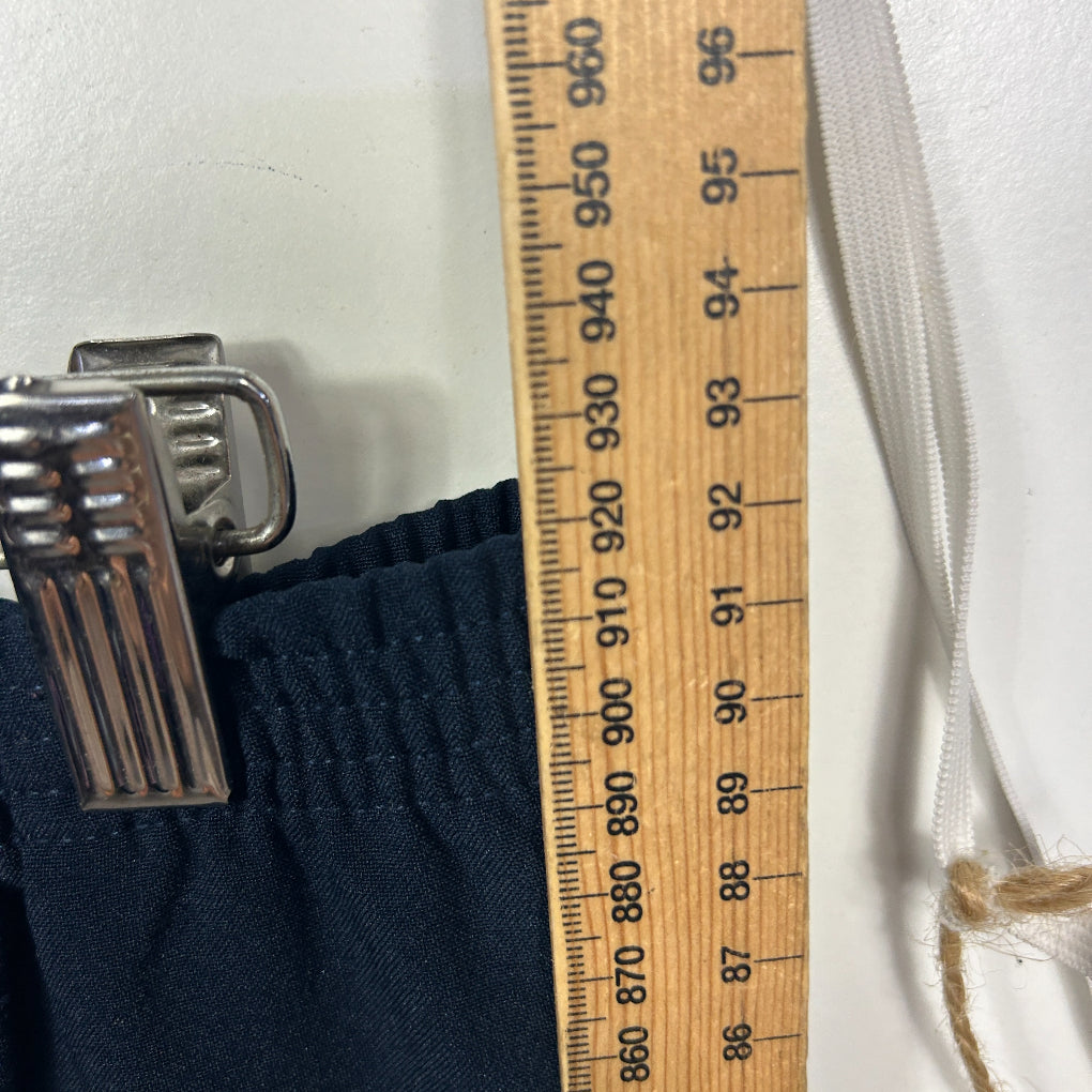 Black Pepper Navy Straight Leg Pants - Size 14