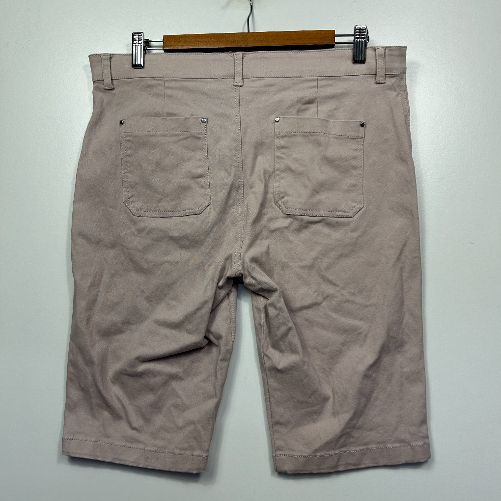Rockmans Pink Chino Shorts - Size 16