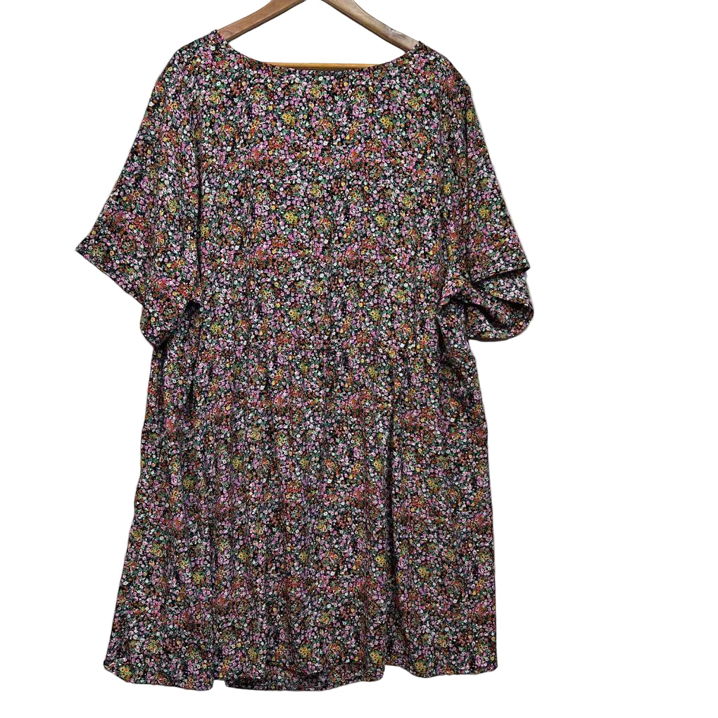 Isobelle Multicoloured Floral Dress - Size 26
