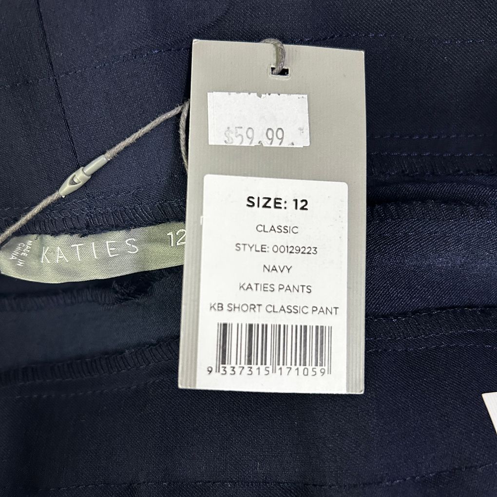 Katies Navy Pants - Size 12