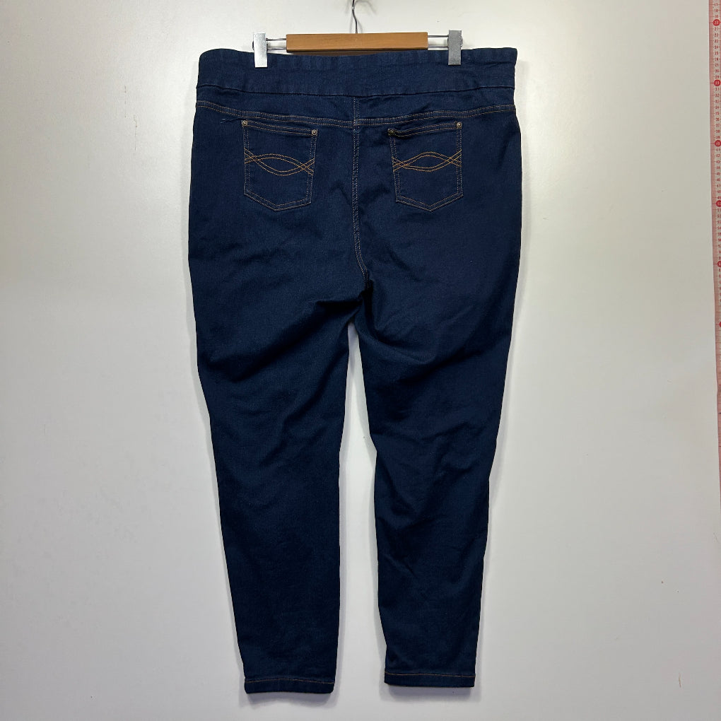 Millers Woman Navy Denim Jeggings - Size 22