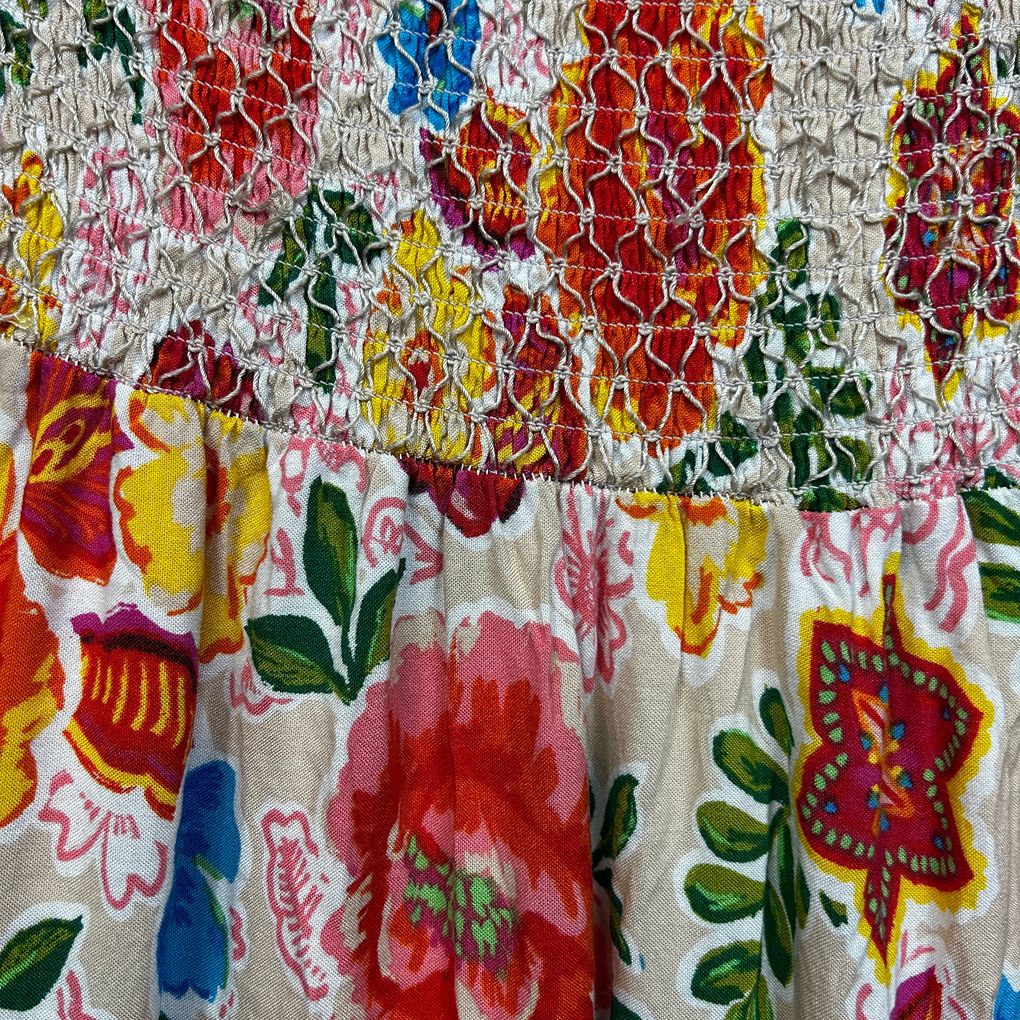 Rockmans Multicoloured Floral Maxi Skirt - Size 12