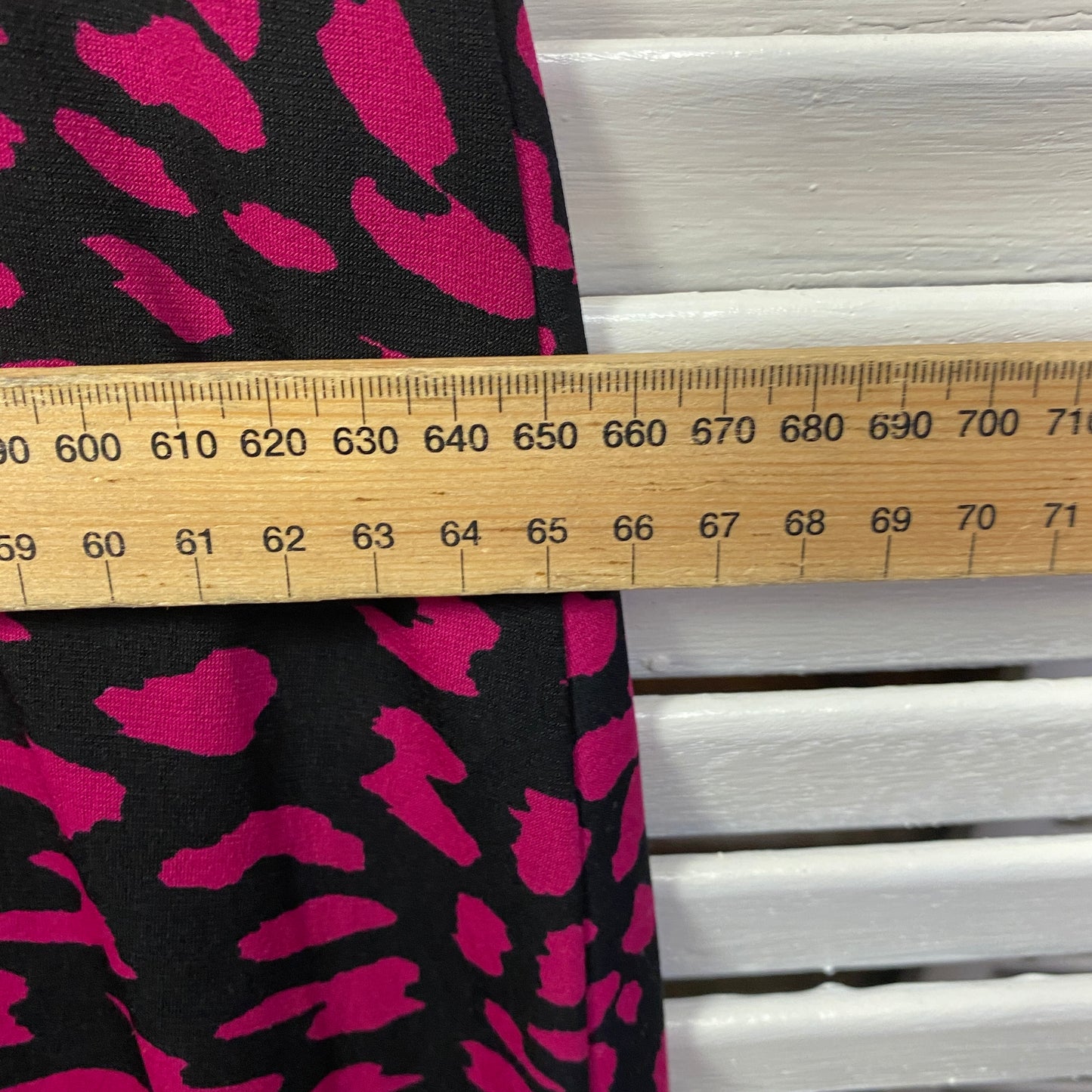 Taking Shape Maxi Dress Size 20 Medium Plus Pink Black