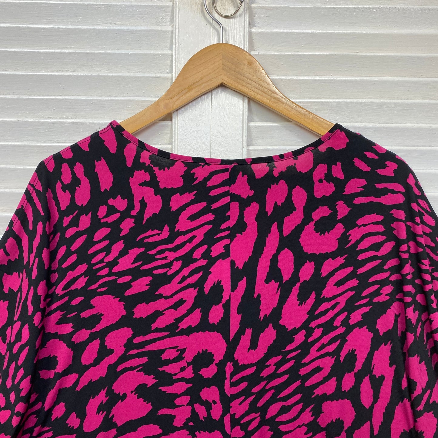 Taking Shape Maxi Dress Size 20 Medium Plus Pink Black