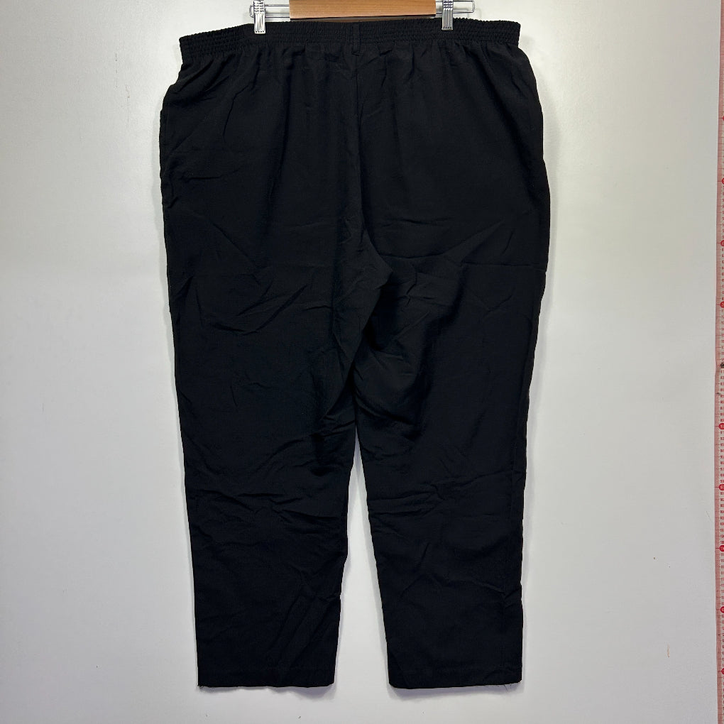 Millers Black Tapered Pull-On Pants - Size 22