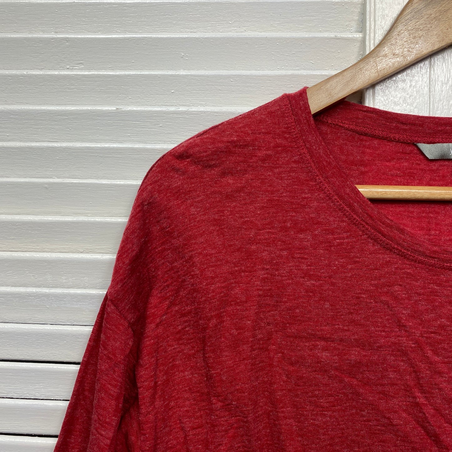 Yarra Trail Wool Blend Top Size 14 Large Long Sleeve Red