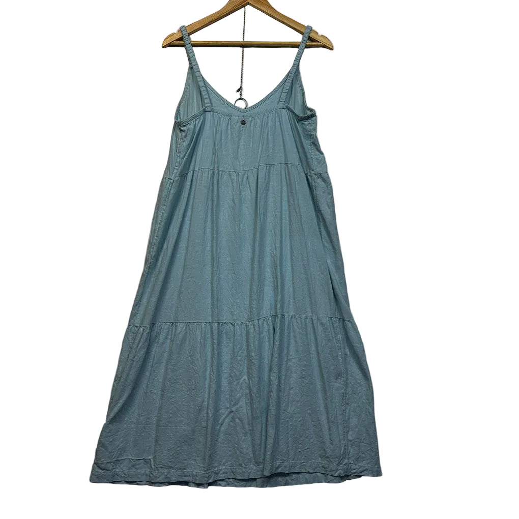 Roxy Blue Cotton Maxi Dress - Size 12