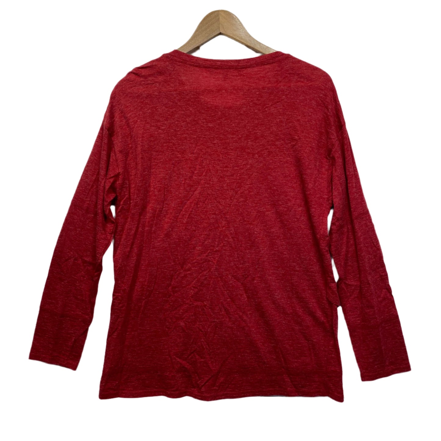 Yarra Trail Wool Blend Top Size 14 Large Long Sleeve Red