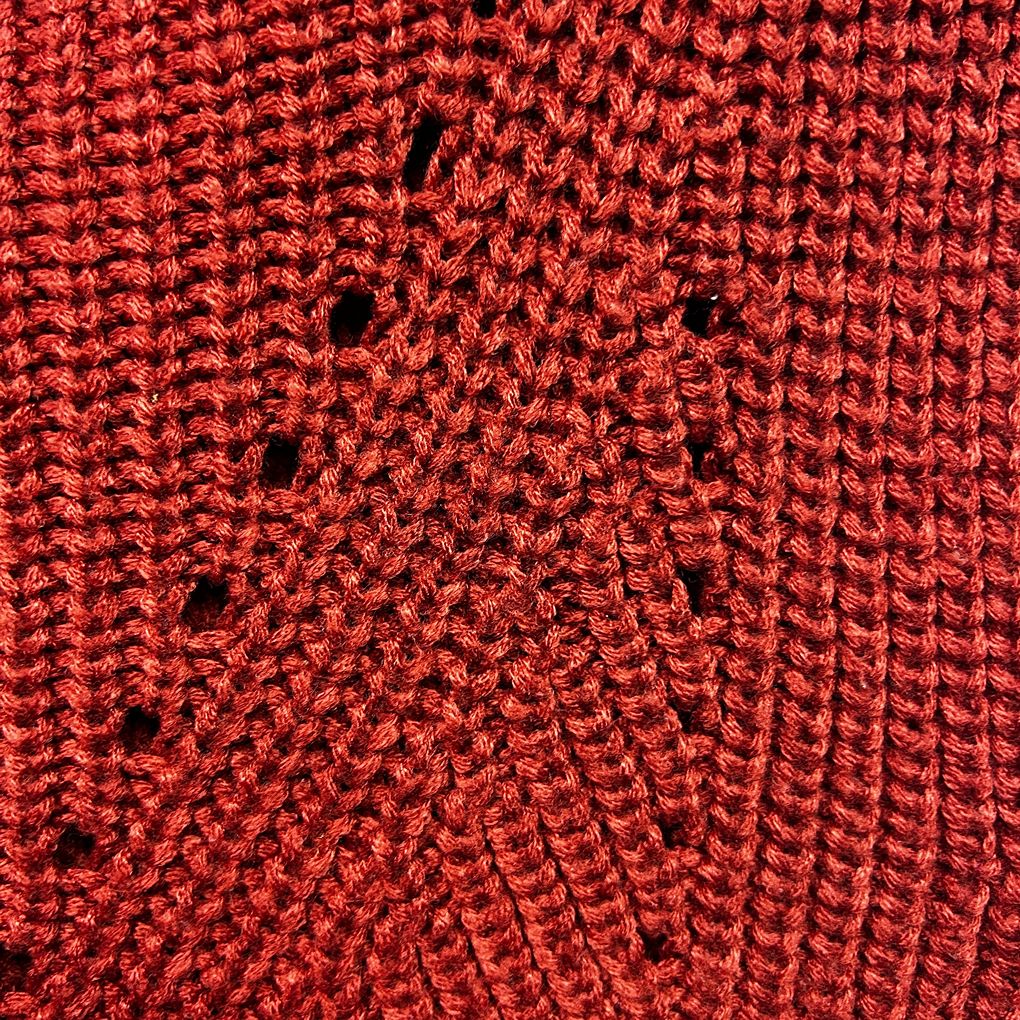 Katies Rust Knit Vest - Size 2XL