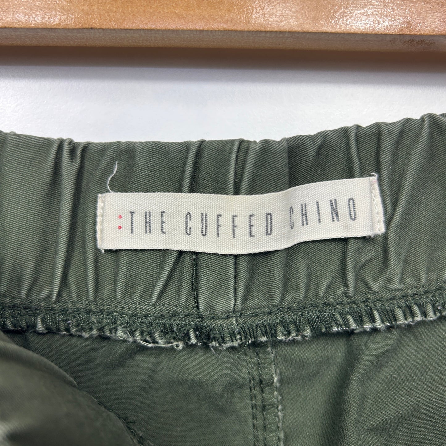 Cotton On The Cuff Chino Pants Size 14 Green Pockets
