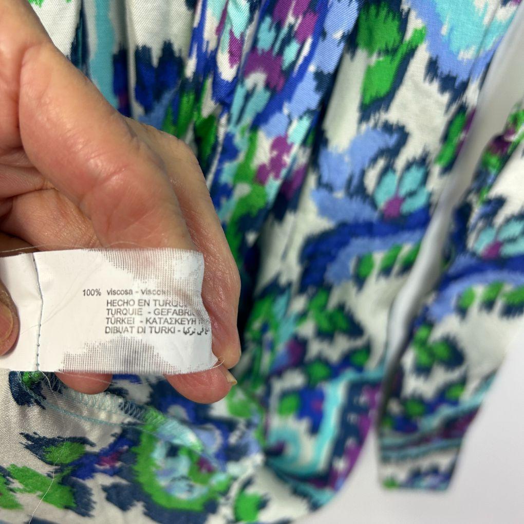 Zara Multicoloured Print Dress - Size XL